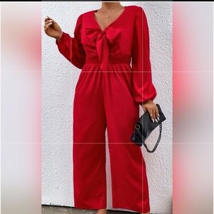 SOLD!  Beautiful Red Jumpsuit
